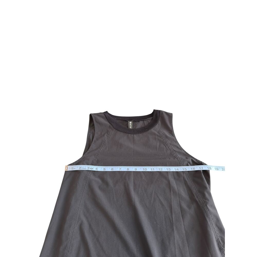 Athleta Black‎ Zephyr Refined Tank Top Workout Gym Sleeveless Basic Medium - Picture 8 of 9